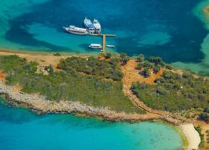 Weekly gulet cruise from Bodrum to Cleopatra island